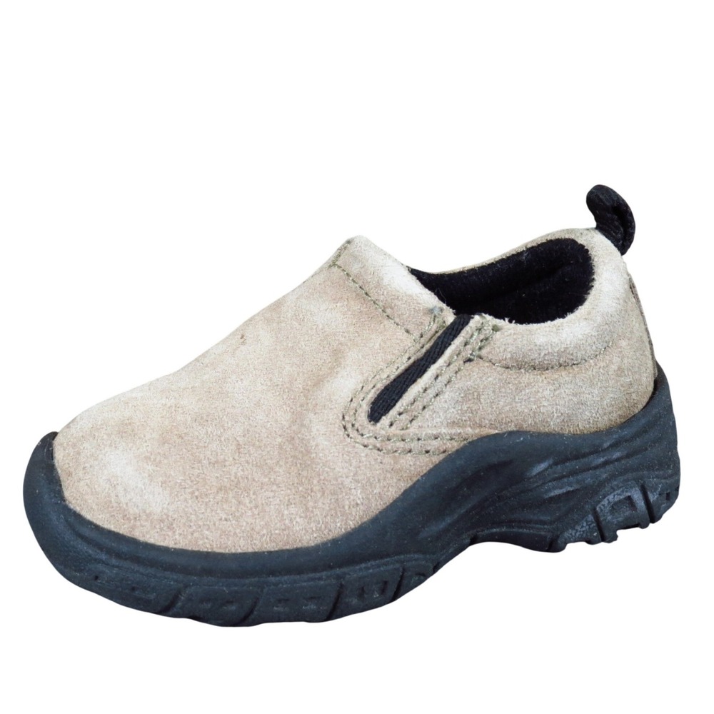 Kids Connection Toddler Boys Casual Slip On Shoes Size 2 Everyday Tan Suede